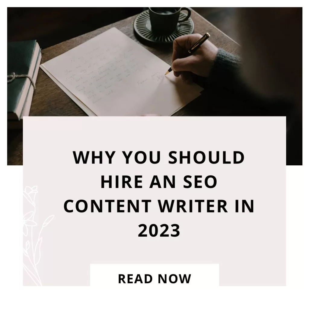 why you should hire an seo content writer