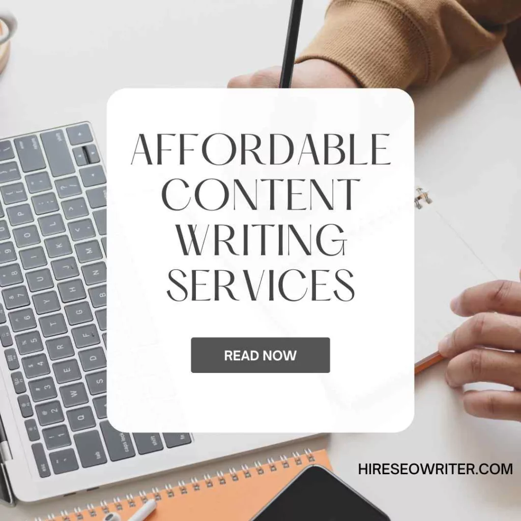 AFFORDABLE CONTENT WRITING SERVICES