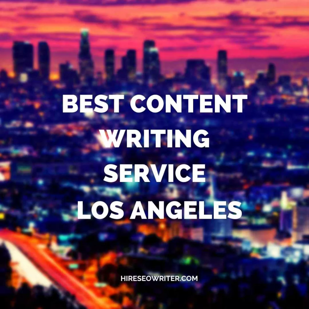 CONTENT WRITING SERVICE IN LOS ANGELES