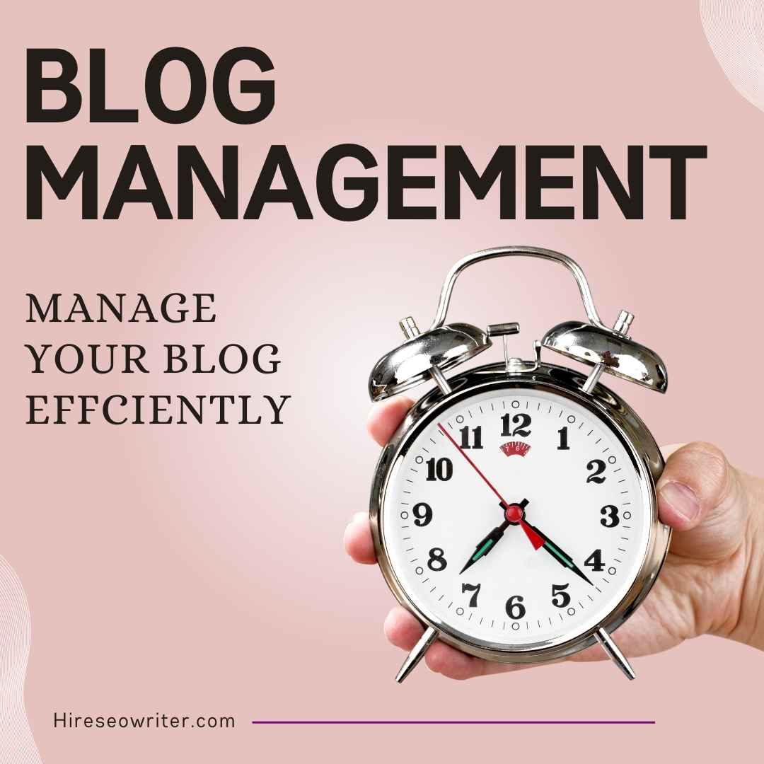 MANAGEMENT OF BLOG SERVICE BY HIRE SEO WRITER BENJAMIN THOMAS